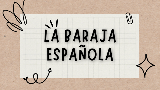 Baraja de cartas española - Aprende con Carmen